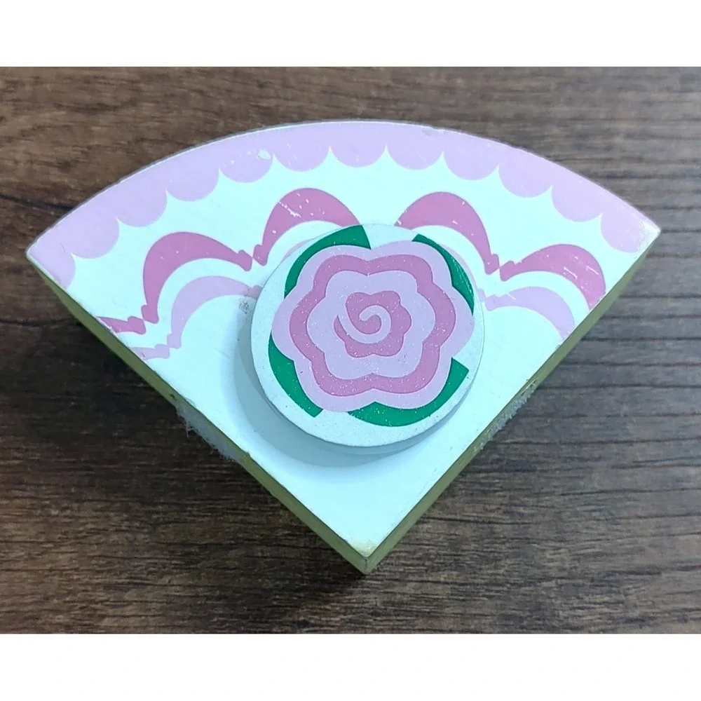 Melissa & Doug Pink Birthday Party Cake replacement cake slice Pretend Play B17